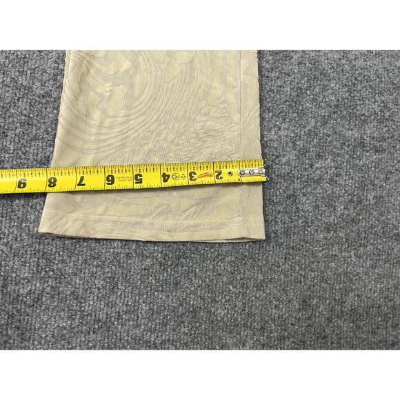 I. AM.GIA Amina Mesh Velvet Burnout Cut Out Low Rise Flare Groovy Pants 2XS Y2K - Picture 14 of 15